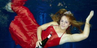 Unterwasser-Weinprobe in Traben-Trabach