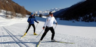 Schneespaß horizontal: Langlauf im Vinschgau