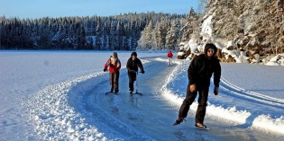 Auf Schlittschuhen durch Finnland