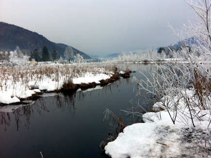 Walchsee im Winter, Foto Tedda Roosen