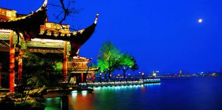 Chinas Festivalmetropole Hangzhou in Feierlaune