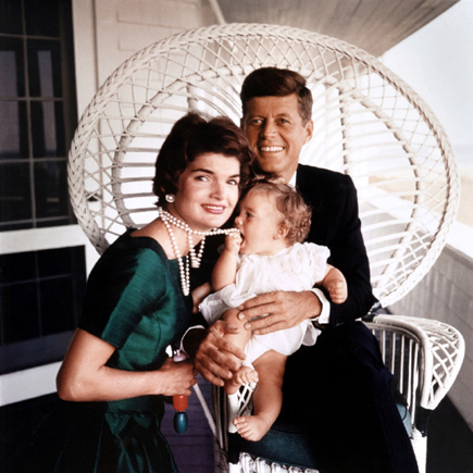 Auch der Familienmensch JFK wird in Washington vorgestellt. (Foto Estate of Jacques Lowe) 