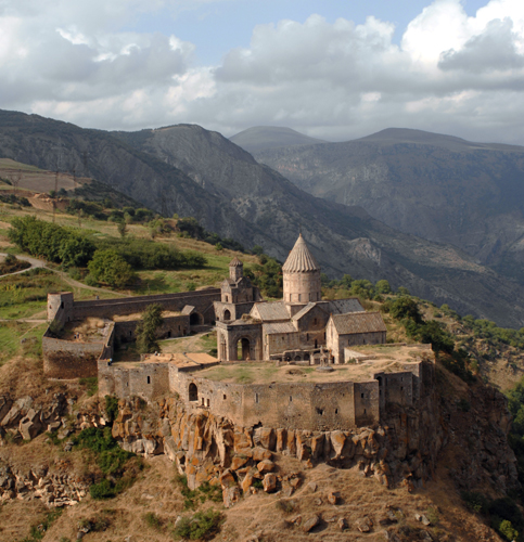 Das prächtige Tatev Kloster in Armenien. (Foto: Hrair Hawk)