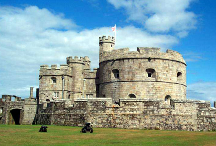 Eine der Landmarken in Falmouth: Das trutzige Penndennis Castle 