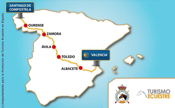 Der Camino de Levante durchquert die iberische Halbinsel. 