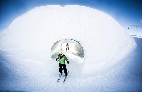 Auf der Schmittenhöhe in Zell am See findest sich nur die längste Funslope der Welt. (Foto Daniel Ausweger)