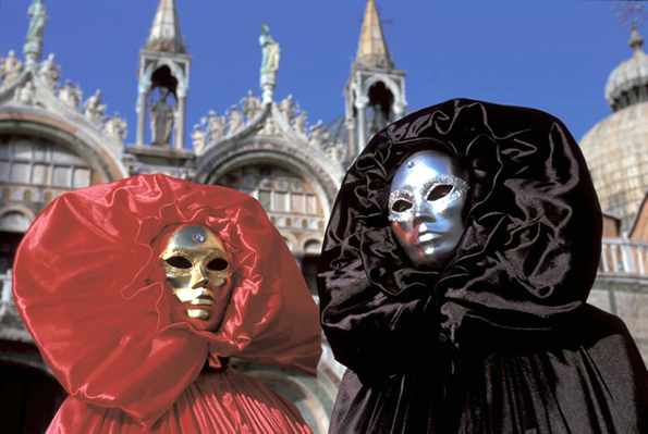Der Maskenball in der Lagunenstadt Venedig ist von jeher der Inbegriff des italienischen Karnevals. (Foto ENIT)