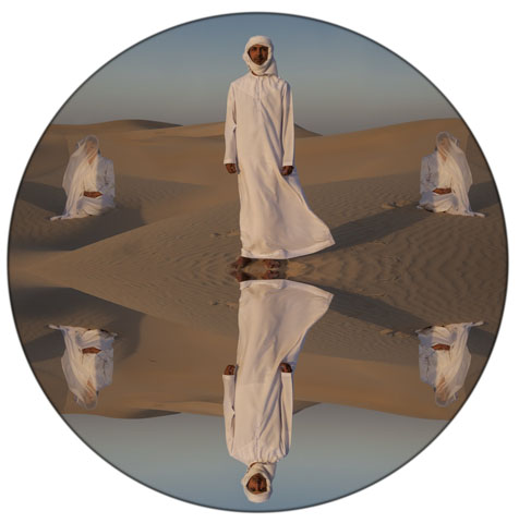 Sama Alshaibi,'Rub' al Khali' from the project Si,2013,120 cm diameter,The artist and Ayyam Gallery-s