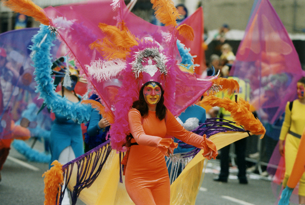 Ein Hauch von Karneval in Rio in Dublin. 