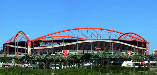 Das Estádio do Sport Lisboa e Benfica wird auch als "Stadion des Lichts" bezeichnet. 