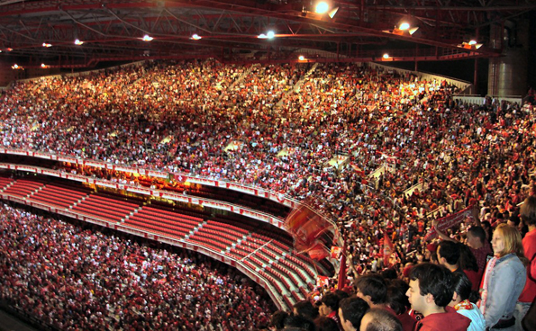 Zum Finale der UEFA Champions League wird das Estádio do Sport Lisboa e Benfica restlos ausverkauft sein. 