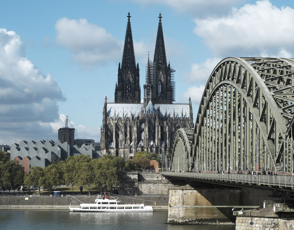 Der Kölner Dom ist mit 157,38 Metern Höhe nach dem Ulmer Münster das zweithöchste Kirchengebäude Europas. (Foto: Dieter Jacobi)