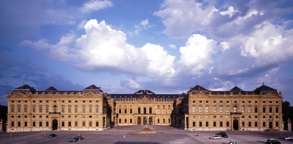 Die Stadtseite der Würzburger Residenz. (Foto: Bayerische Schlösserverwaltung)