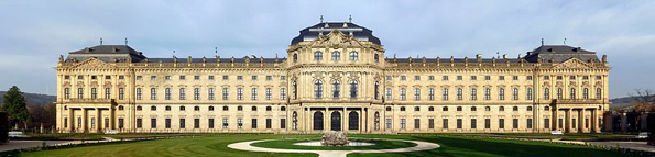 Die imposante Gartenfront der Würzburger Residenz. (Foto Rainer Lippert)