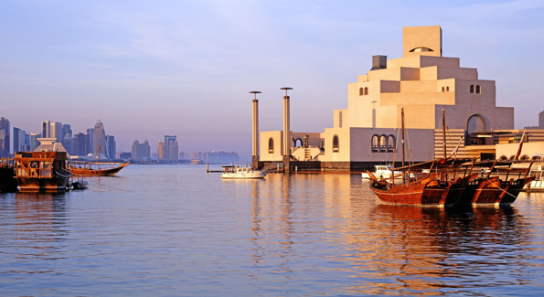 Die Innenstadt von Doha lässt sich nun von Transitgästen bei kostenfreien Bustouren kennen lernen. 
