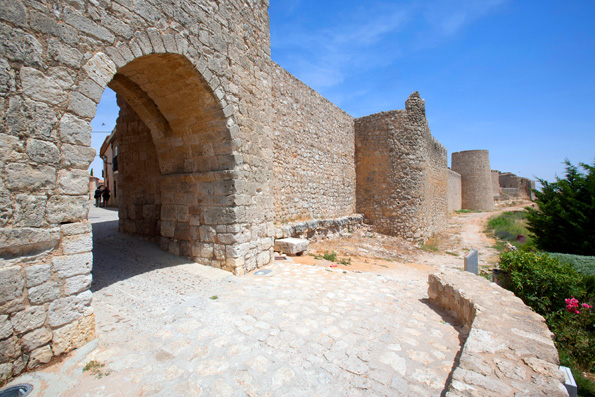 Der Stolz von  Urueña: die mittelalterliche Stadtmauer. 