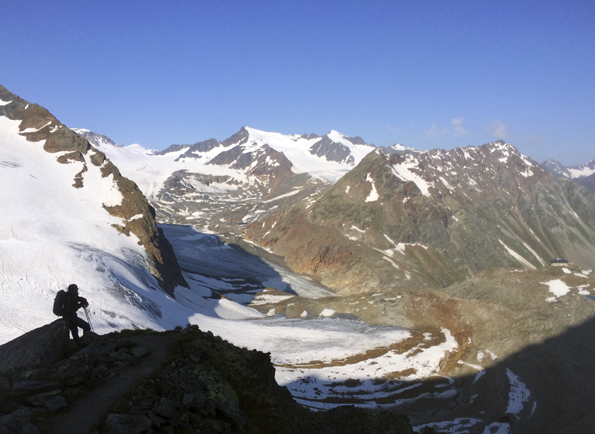 Morgenstimmung am Ötztaler Gletscher. (Foto: Tedda Roosen)