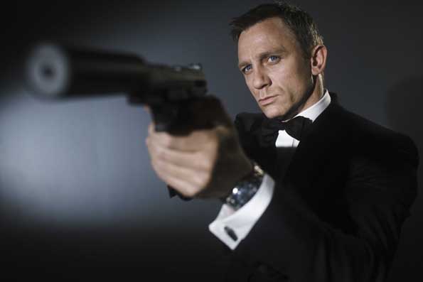 Daniel Craig steht in Tirol für das 24. James Bond Abenteuer vor der Kamera. (Foto Columbia Tristar)