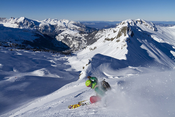 Auch Skiläufer kommen im viertgrößten Skigebiet Frankreichs rund um Samoëns voll auf ihre Kosten.