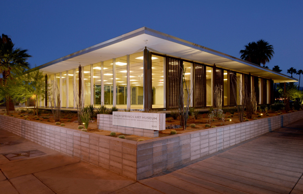 Das neu eröffnete Architecture and Design Center in Plam Springs liegt am South Palm Canyon Drive, Palm Springs. 