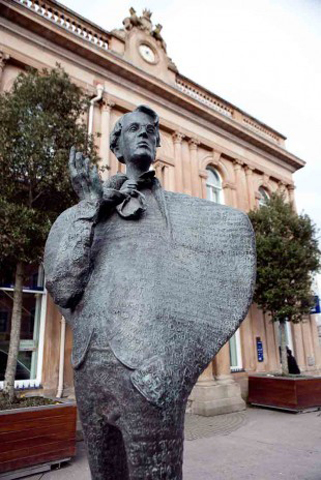 In Sligo wurde dem Nobelpreisträger ein ungewöhnliches Denkmal gesetzt. 