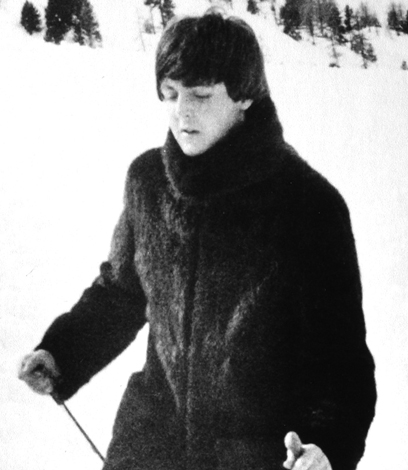 Paul McCartney versuchte sich in Obertauern beim Skifahren. (Foto TV Obertauern)