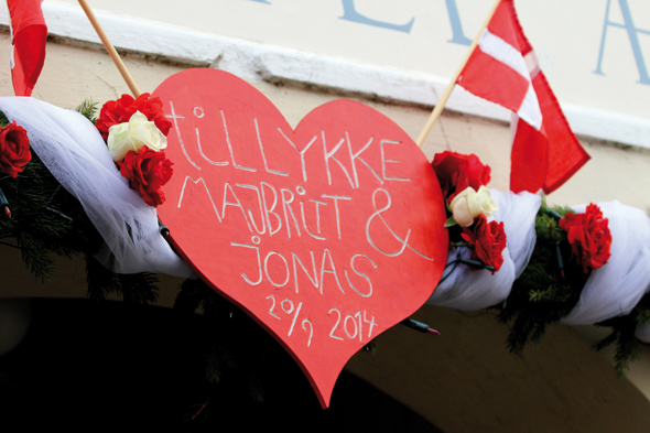 Manch einer hat nicht nur auf Ærø sein Herz verloren, sondern sich auch in die Insel verliebt. (Foto Bjørg Kiær)