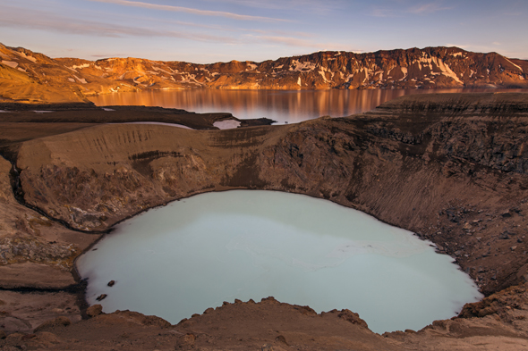 Rund um den Vulkan Askja im Norden von Island fanden die amerikanischen Astronauten Landschaften vor, wie sie auf dem Mond vermutet wurden. (Foto Ragnar Th. Sigurdsson)