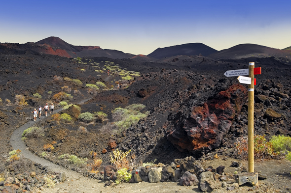 Ein Stück unberührter Natur auf La Palma: das Monumento Natural Volcanes de Tenegui. (Foto Promotur Turismo Canarias)