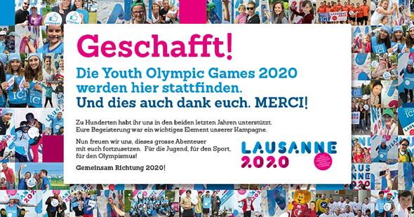 Lausanne - Motiv Olympische Jugend-Winterspiele 2020