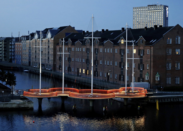 Die „Cirkelbroen“ macht die Hafenfront der dänischen Hauptstadt für Radfahrer und Fußgänger erstmals durchgehend erlebbar.  (Foto: Søren Svendsen)