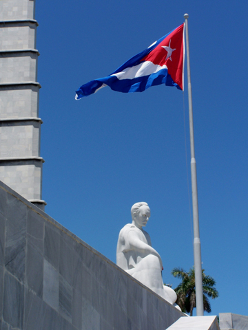 Das Jose Marti-Denkmal in Havanna. (Foto Dieter Schütz/Pixelio)