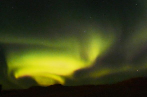 Die faszinierenden Nordlichter scheinen in verschiedenen Farben und sorgen immer wieder für Begeisterung. (Foto Urs Flükiger/Pixelio)