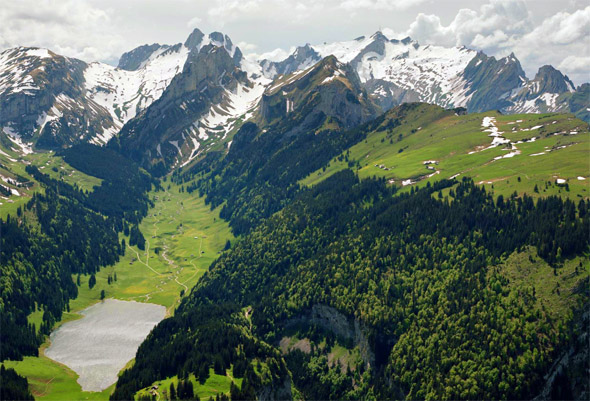 Eine neue Webseite und eine neue App helfen nun, die besten Stellen für Echos in der Schweizer Bergwelt zu finden. (Foto Schweiz Tourismus)