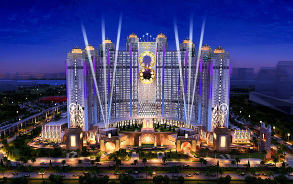 Ein weiterer Glückspieltempel und Hotelkomplex, der kaum Wünsche offen lässt: die Macau Studio City. 