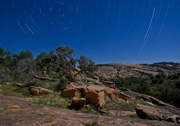 Auch der Enchanted Rock State Park weiß nicht nur Astronomen in seinen bann zu ziehen. 