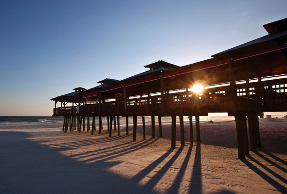 Die 43 Kilometer Strand von Panama City Beach sind mit durchschnittlich 320 Sonnentagen im Jahr gesegnet. 