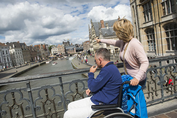 Bereits seit 15 Jahren kümmert sich VISITFLANDERS gezielt um die Belange von Menschen mit Handicaps und schafft Angebote, die barrierefrei sind. (Foto Kris Jacobs)