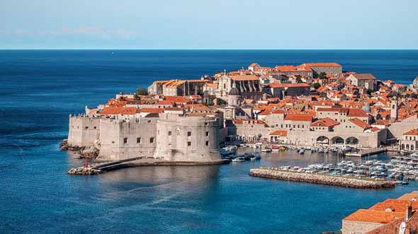 Einer der Sehnsuchtsziele in Kroatien: die Hafenstadt Dubrovnik. 