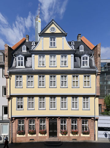 Goethes Geburtshaus gehört zu den wichtigsten Dichtergedenkstätten Deutschlands. (Foto: Holger Ullmann)