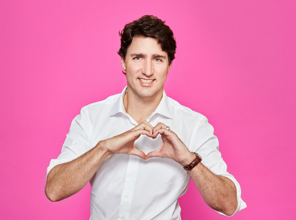 Kanadas Premierminister Justin Trudeau rührt die Werbetrommel für Pride Toronto. (Foto Tourism Toronto)