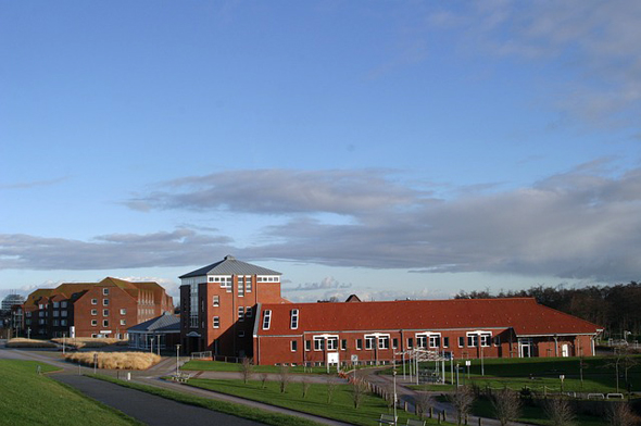 Backstein-Charme gehört zum Stadtbild in Norden-Norddeich. 