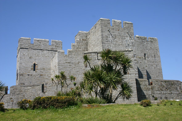 Berühmteste Landmarke von Castletown: das alt-ehrwürdige Castle Rushen. (Foto Karsten-Thilo Raab)