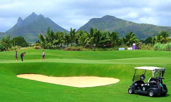 Auch Liebhabers des Golfsports kommen auf Mauritius voll auf ihre Kosten. (Foto Katharina Büttel)