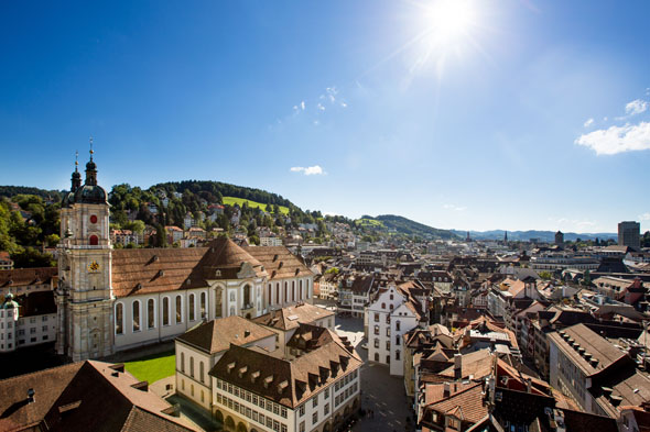 Kulturelles Highlight: Der Stiftsbezirk St.Gallen gehört zum Unesco-Weltkulturerbe.