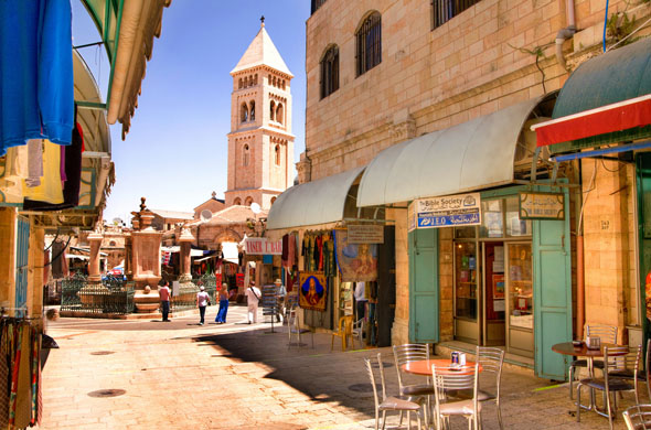 Beliebtes Ziel: die Redeemer Kirche in Jerusalem. (Foto Israelisches Tourismusministerium)