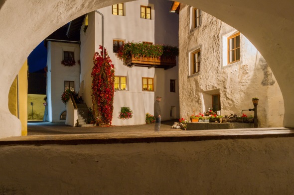 Glurns‘ historische Laubengänge zeugen von der regen Handelsgeschichte der kleinsten Stadt Südtirols. (Foto Philipp Niederholzer)