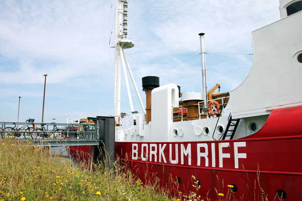 Das ehemalige Feuerschiff Borkumriff dient heute als Museum. (Foto Karsten-Thilo Raab)