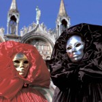 Närrisches Treiben beim Karneval in Venedig