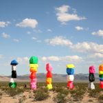 Bunte Farbenwelt in der Wüste von Nevada